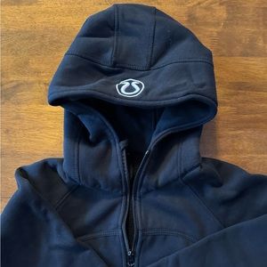 Lulu lemon black hooded zip up sweater